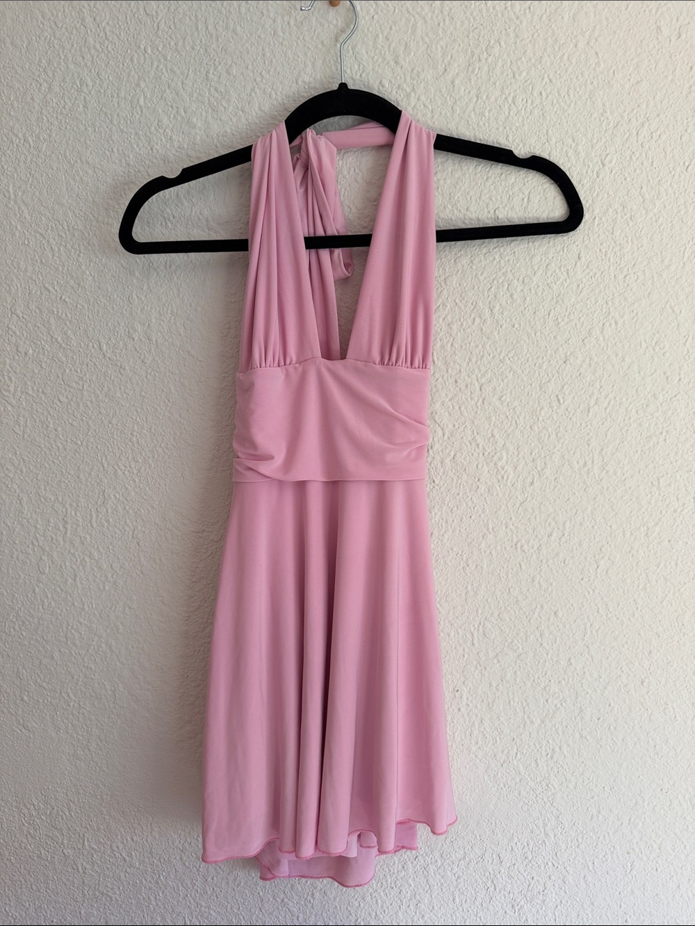 Halter Neck Chemise in Pink